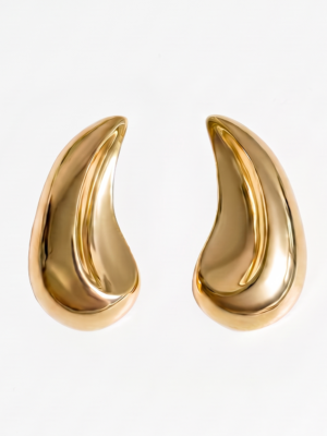 Lune Earrings Gold